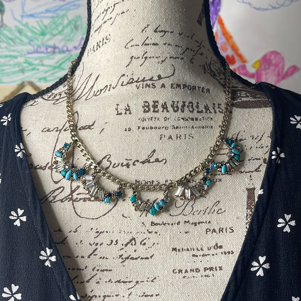 Stunning Chloe & Isabel Multi-Stone Statement Nec… - image 1